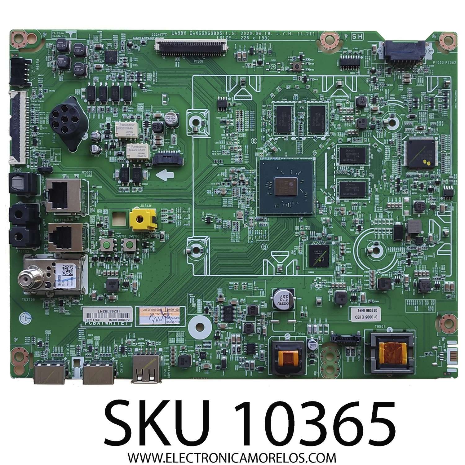 MAIN PARA TV LG / NUMERO DE PARTE EBR89741402 / EAX69069805(1.0) / 31894701 / MODELO 32LT662MBUC	